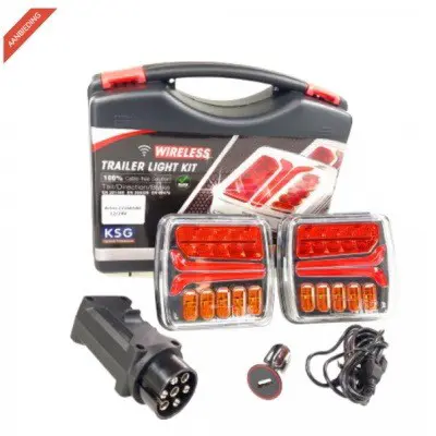 Led Achterlichtset 12/24v draadloos