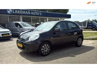 Nissan Micra 1.2 Acenta Blackline Navi Airco Huurkoop Inruil APK Garantie