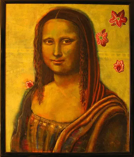Schilderij mona lisa