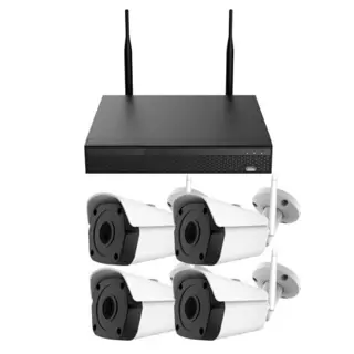 WiFi camerabewaking set 4 x 8MP 2K HD Premium-serie