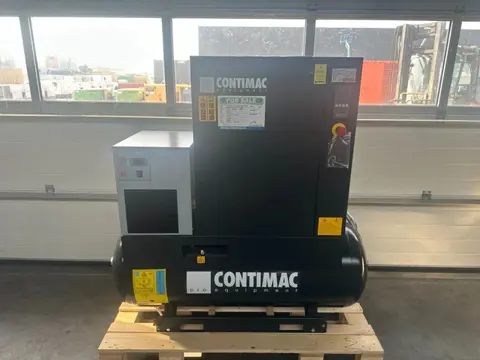 Contimac NS CN 10S 270D 7.5 kW 965 L / min 10 Bar Elektrische Schroefcompressor met Droger en Ketel