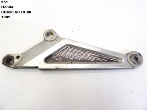LINKER SCHETSPLAAT Honda CB 650 1980 - 1988
