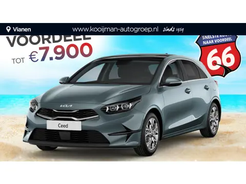Kia Ceed 1.0 T-GDi ComfortLine Rijklaar vanaf €25.500,- Nu tijdelijke voordeel van €4.595,-