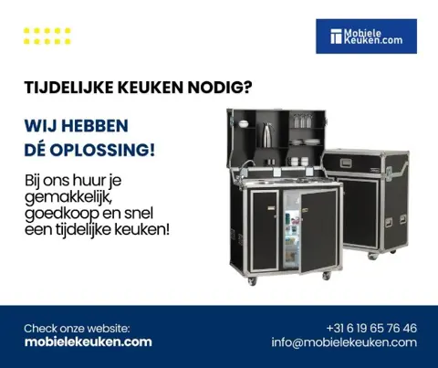 Noodkeuken nodig voor verbouwing? huur hier één