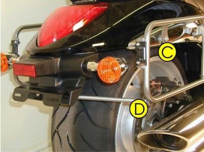 KOFFERBEUGELSET Suzuki M 1800 Intruder 2007 - 2010