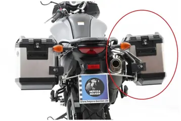 RECHTER KOFFER Moto Accessoires Bagage 1980 - 2014