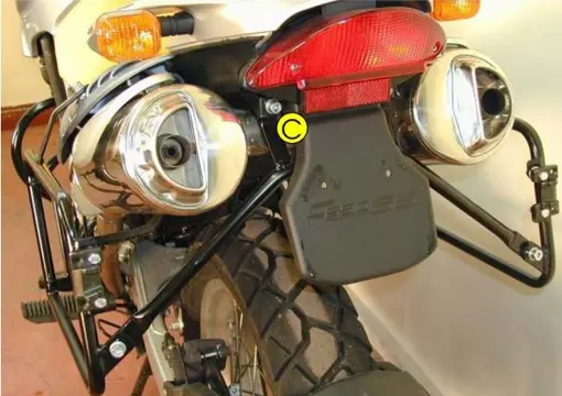 KOFFERBEUGELSET BMW F 650 GS 2000 - 2007