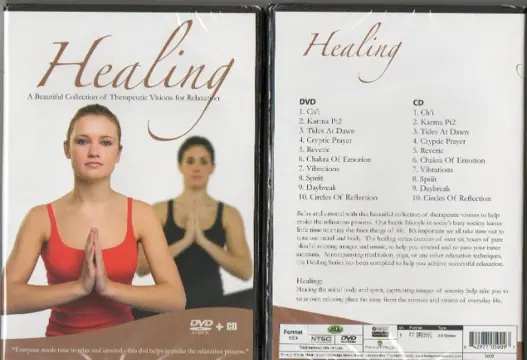 RELAX EN ONTSTRESS HEALING DVD EN CD in één box NIEUW