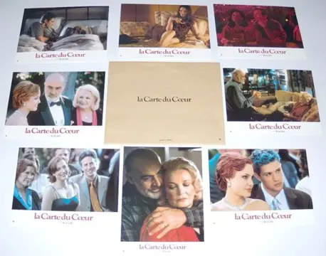 PLAYING BY HEART lobbycard set.