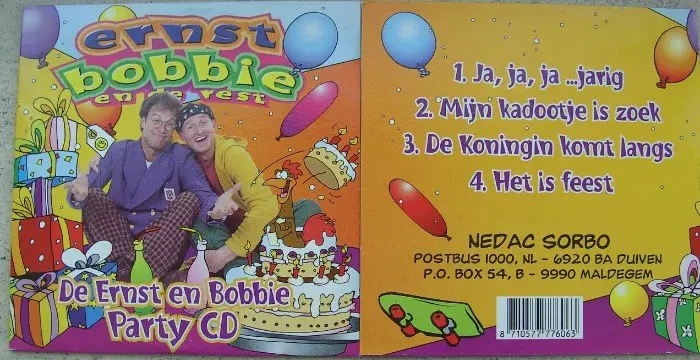 ERNST BOBBIE EN DE REST PARTY CD NIEUW