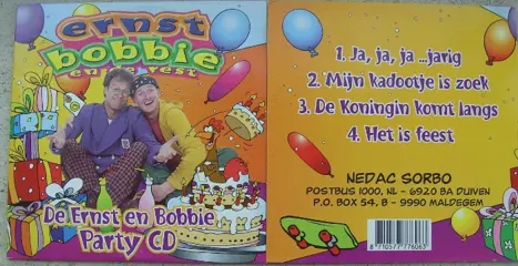 ERNST BOBBIE EN DE REST PARTY CD NIEUW