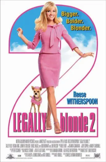 LEGALLY BLONDE 2 filmposter.