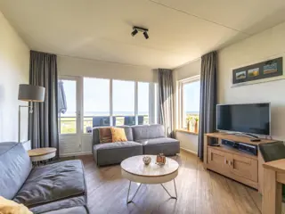 Appartement vlakbij De Koog met uitzicht over zee en Nationaal Park