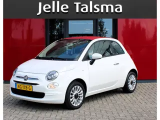 Fiat 500C 1.2 Popstar Cabrio | 15" Alu Velgen | USB/Aux aansluiting | Stuurwielbediening Alarm syste