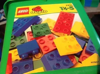 LEGO - DUPLO - in opbergbox, inhoud , zie foto