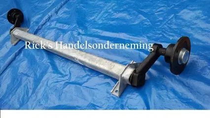 Torsie as 1000 kg 5 gaats ongeremd diverse padmaten