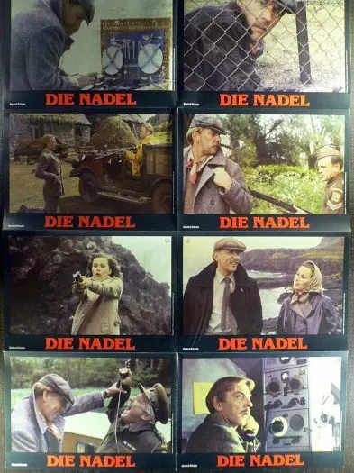 EYE OF THE NEEDLE lobbycard set.