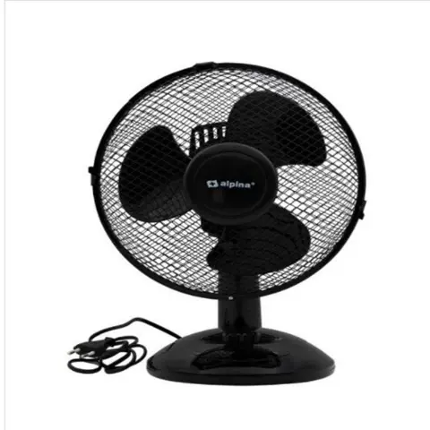 Tafelventilator Alpina 23cm zwart