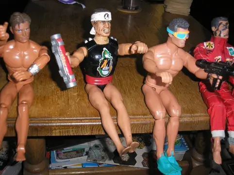 Action man - poppen - kleren - diverse onderdelen