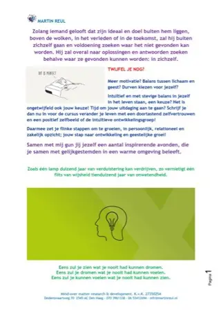 Twijfel is het begin van wijsheid.