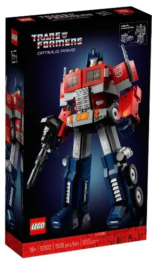 LEGO Icons Transformers Optimus Prime 10302