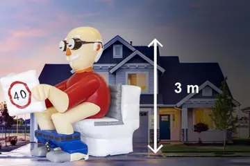 Abraham pop op WC / Toilet te huur landelijke bezorging moge