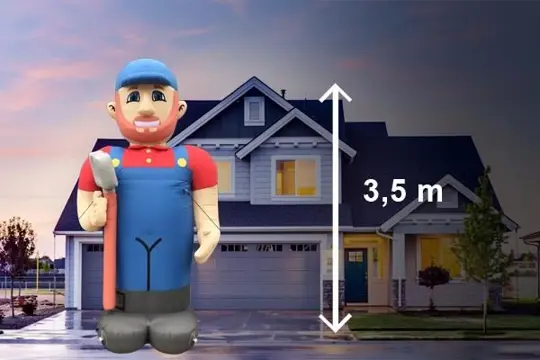 Abraham pop boer te huur, landelijke bezorging mogelijk