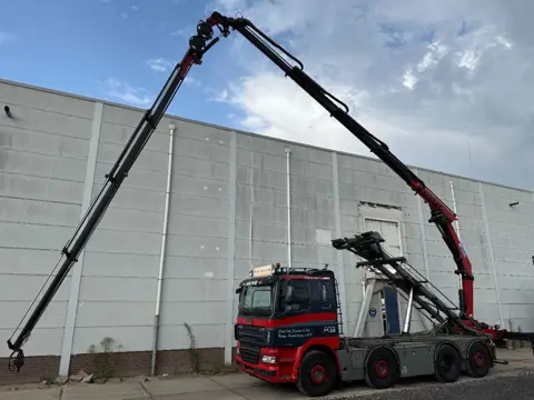 DAF CF 85.460 8X2 + YEAR 2016 HMF CRANE 2620-K4 + FLYJIB + WINCH + REMOTE