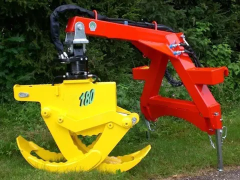 1,8 mt Houtklem 9,5 ton  jib 3-punt en euro  en rotator 310 kg houtgrijper vzm