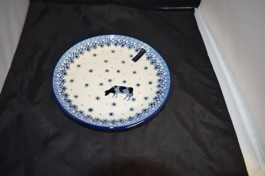 Ontbijtbordne Koe Bunzlau Castle servies