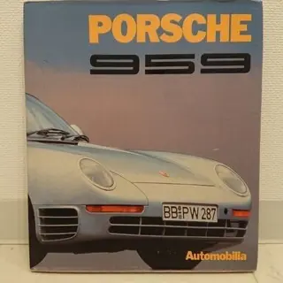 Boeken - Porche 959 Automobilia 1987.rare book !! - Porsche