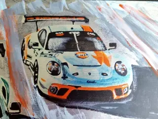 Afbeelding/illustratie - Porsche Gulf 911 RSR Racing