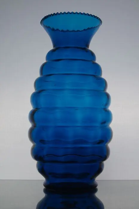 Verreries Doyen - Grote Art Deco vaas 'Floralies'