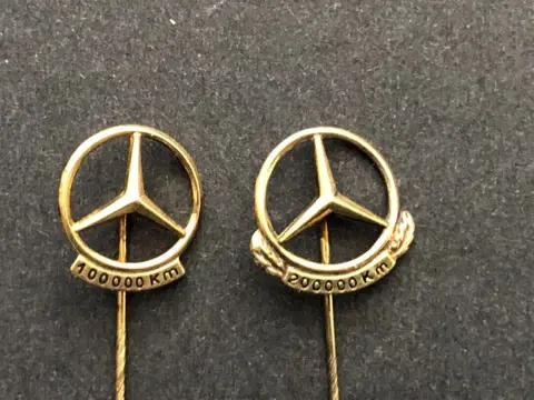 Accessoire - 2 Speldjes - Mercedes-Benz - 1950-1960