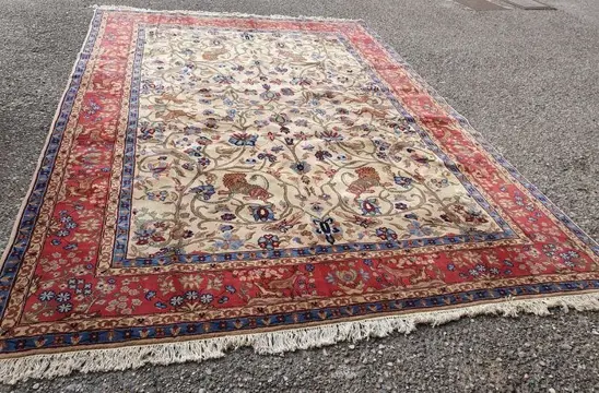 Rumeno disegno tabriz figurativo - Tapijt - 391 cm - 275 cm