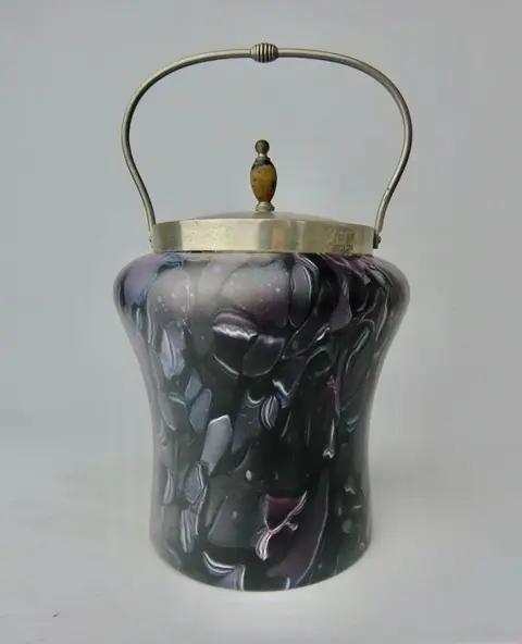 Egermann / Loetz/ Rindkopf stijl - Lithyalin glas - Art