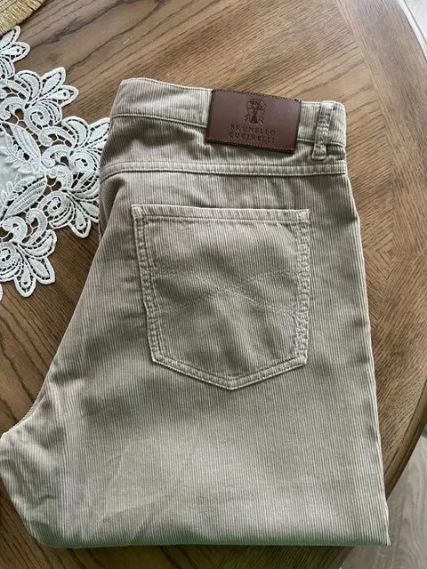 Brunello Cucinelli - NEW - Made in Italy - VELVET - Cotton