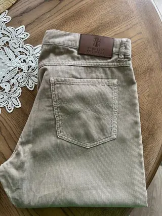 Brunello Cucinelli - NEW - Made in Italy - VELVET - Cotton