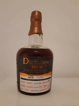 Dictador 37 years old - Best of 1978 - b. 2015 - 70cl