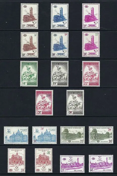 België 1954/1968 - Spoorwegselectie tussen de nrs 355 en 403 - OBP/COB