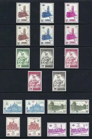 België 1954/1968 - Spoorwegselectie tussen de nrs 355 en 403 - OBP/COB
