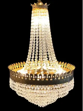 Kroonluchter, Elegante antieke lamp (1)