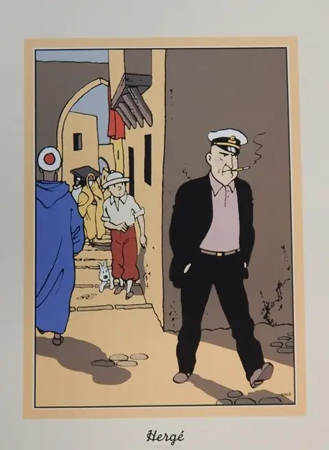 Tintin - Sérigraphie Archives Internationales - Alan - Le crabe aux pinces d'or - (1991)