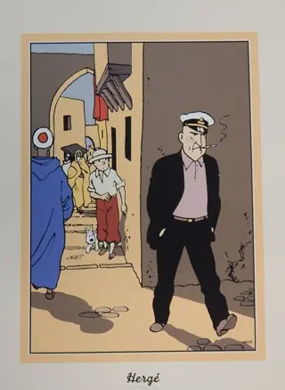 Tintin - Sérigraphie Archives Internationales - Alan - Le crabe aux pinces d'or - (1991)