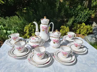 Lomonosov Imperial Porcelain Factory - Koffieservies voor 6