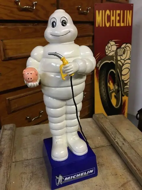 Decoratief object - Michelin Bibendum figure fuel saver box