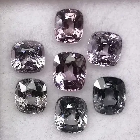 7 pcsSpinel - 5.33 ct