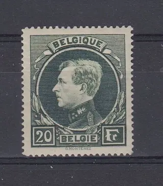 België 1930 - Montenez - OBP : 290B donkergroen