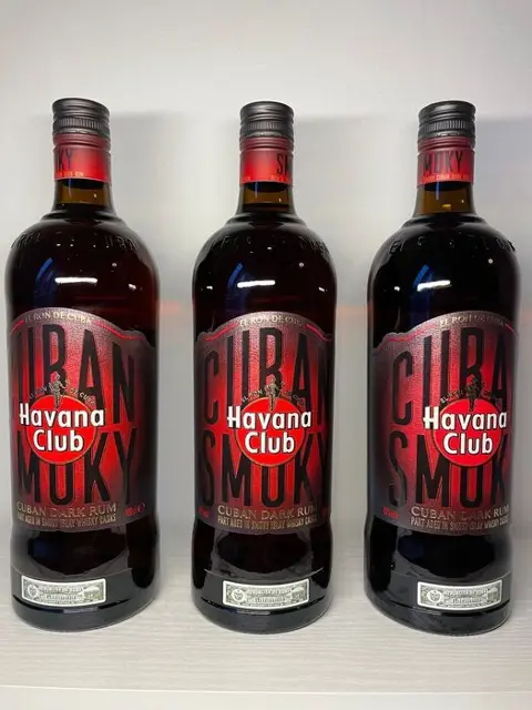 Havana Club - Cuban Smoky - 1,0 Liter - 3 flessen
