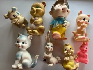 Rubbertoys, Other Brands - Piepbeestjes - 1960-1969